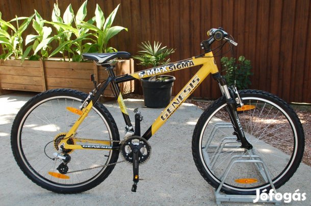 26-os, Genesis Sigma S-Max alu, mtb kerékpár. Menetkészen,garanciával