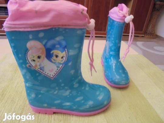 26-os összehúzható szárú béleletlen hercegnős lány gumicsizma