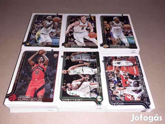 274 db különböző Topps Flagship NBA kosaras kártya