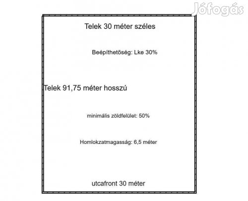 2753 nm-es telek eladó Szeged