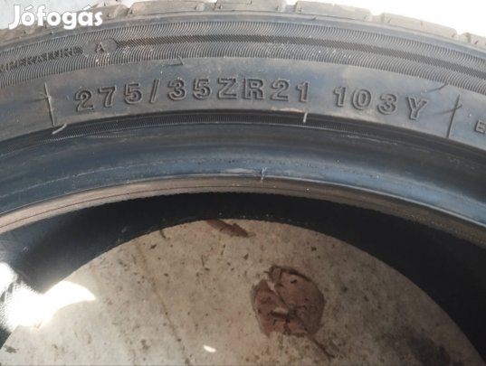 275/35 r21 Nyari gumi Imperial Németországból 7 mm-es.
