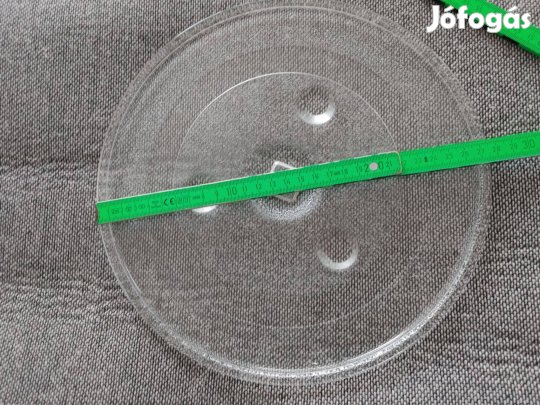 27,5 cm mikro sütő forgó üvegtányér középen négyzet meghajtás