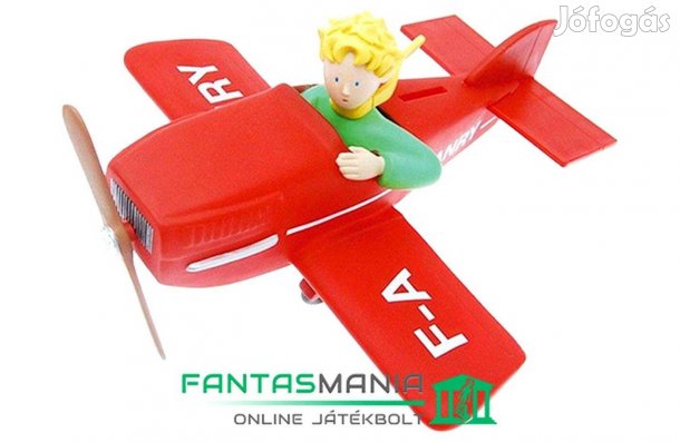 27cm Kis Herceg Little Prince Repülővel PVC szobor figura persely