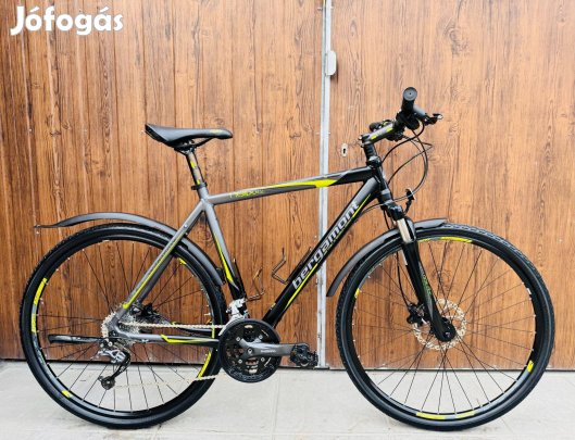 28" Bergamont aluvázas Trekking kerékpár Új áll!SLX/3x9s/Hidrfék/Lock