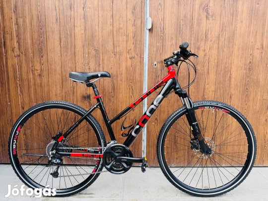 28" Cone aluvázas Trekking kerékpár Újszerű!Deore/3x8/Hidrfék/Lockout