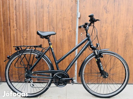 28" Gudereit aluvázas Trekking kerékpár Újszerű!Shimano/3x8s/Hidrfék/