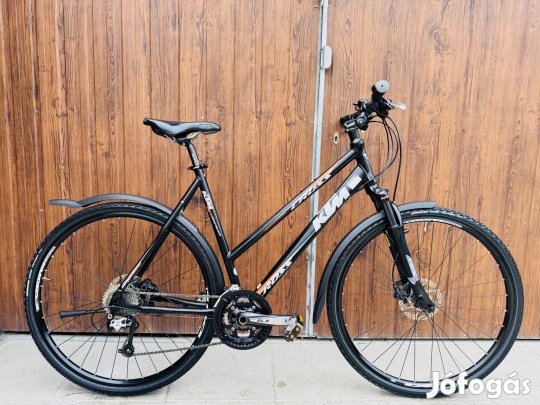28" KTM aluvázas Crosstrekking kerékpár Újszerű!Deore XT/SLX/3x9/Hidrf