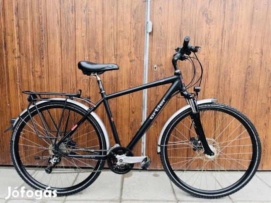 28" Ortler aluvázas Trekking kerékpár Kiváló!Deore XT/3x9/Hidrfék/Lock