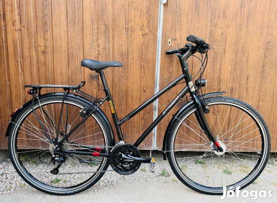 28" Staiger aluvázas Trekking kerékpár Újszerű!Full Deore/3x10/Hidrfék