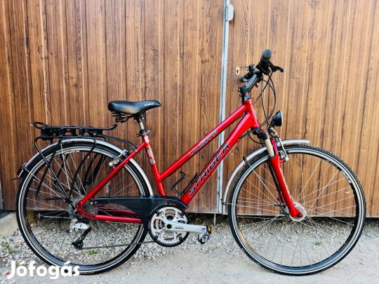 28" Staiger aluvázas Trekking kerékpár Újszerű!Full Deore/3x9/Lockout/