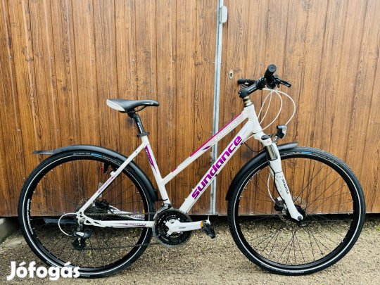 28" Sundance aluvázas kerékpár Gyönyörű!Shimano/3x8s/Hidrfék/Lockout/