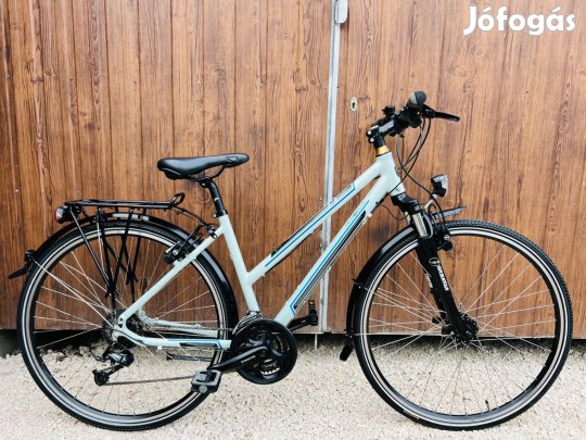 28" Velodeville aluvázas Trekking kerékpár Gyönyörű!Deore/3x8s/Hidrfék
