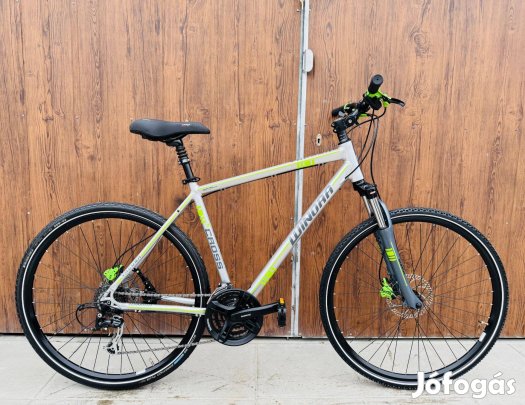 28" Winora aluvázas Trekking kerékpár Újszerű!Shimano/3x8/Hidrfék/Lock