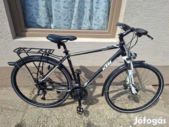 28-as KTM férfi trekking kerékpár ingyen futár 