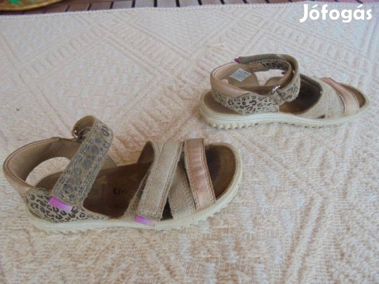 28-as Superfit 2 tépőzáras lány bőr szandál 28