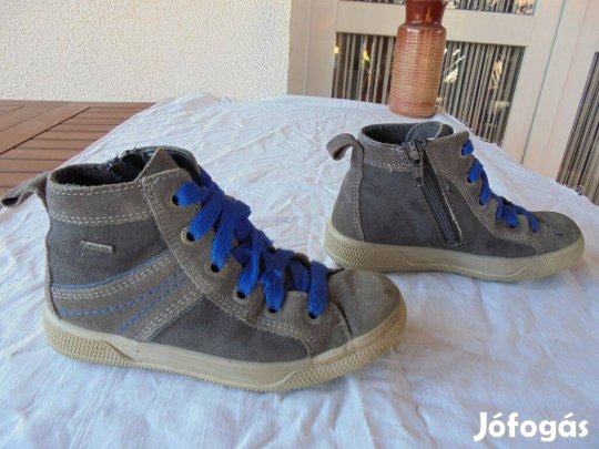 28-as Superfit goretexes cipzáros bőr fiú bakancs cipő