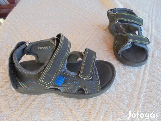 28-as UK 10-es Redfish párszor hordott 3 tépőzáras fiú szandál