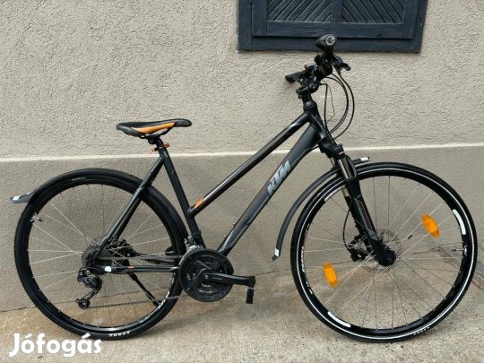 28-as, KTM Life Pro cross trekking kerékpár. Garanciával, menetkészen