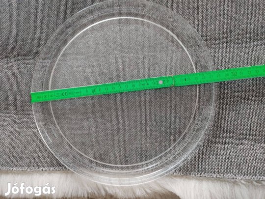 28 cm középen sima mikró sütő forgó üvegtányér