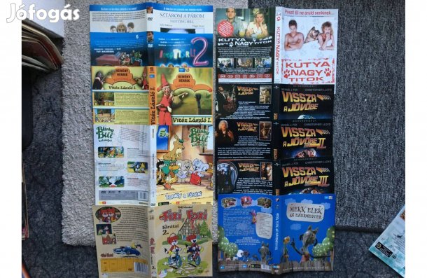 28 db eredeti DVD borító (nyomdai) Posta megoldható