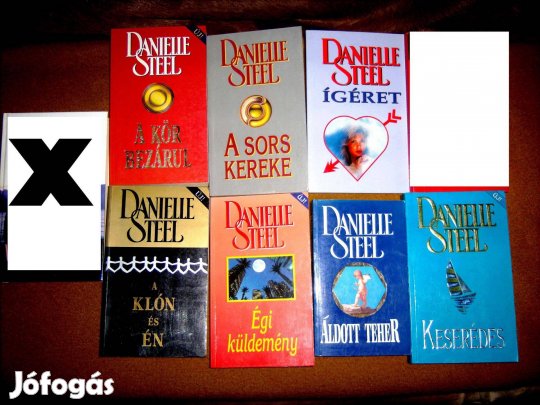 28 kötet Danielle Steel könyv egyben, új vagy újszerű állapotban