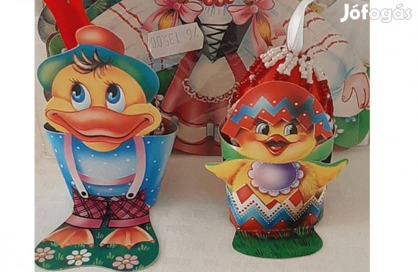 28db. Húsvéti papír kosárka eladó