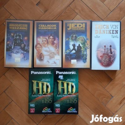 29 db-os VHS kazetta csomag jelképes áron