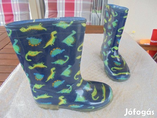 29-es dínós fiú gumicsizma UK 11 29