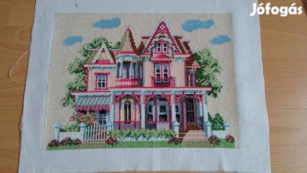 29x22 cm vidéki házikó tornyos 3500 Ft