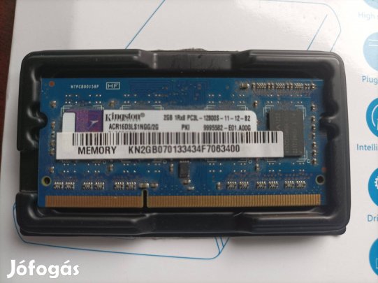 2GB Kingston DDR3L memória laptop
