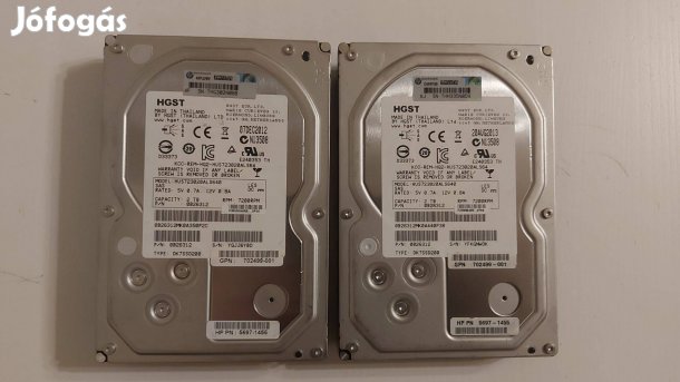 2TB HGST (Hitachi) SAS HDD 7200 RPM 64M cache