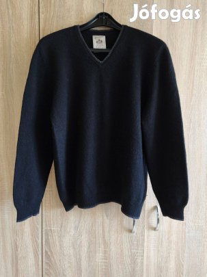 2XL-es fekete gyapjú férfi pulóver Springfield