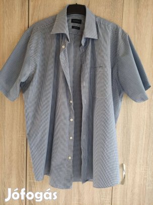 2XL-es kék/kockás férfi ing Taylor Wright