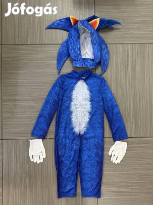 2-4 év (98-104) Sonic a sündisznó jelmez, S