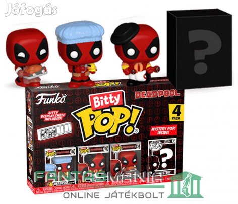 2,5cmes Funko POP Bitty Deadpool figura 4-Pack 1