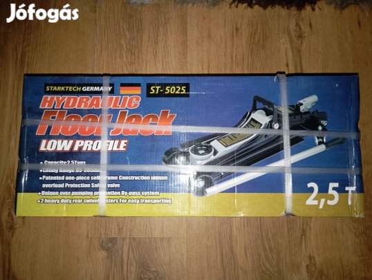 2.5t alacsony profilú krokodil emelő 