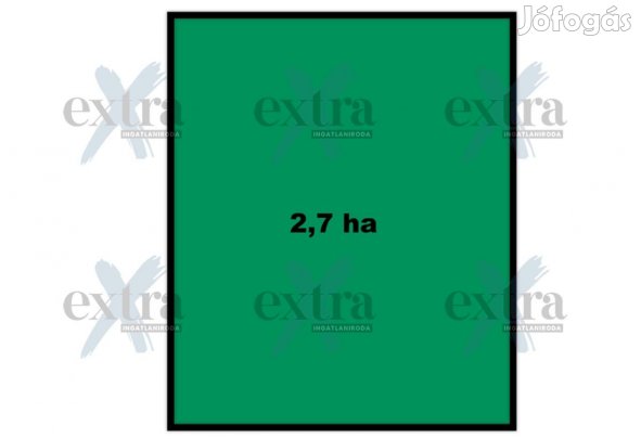 2,7 hektáros, 128,8 AK-s szántó eladó Szőregen