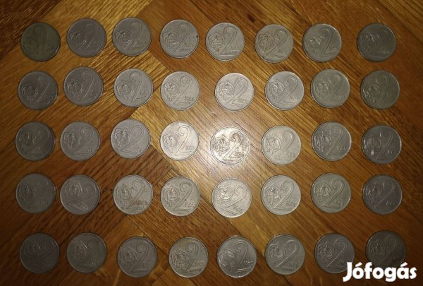 2 Cseh korona 40db
