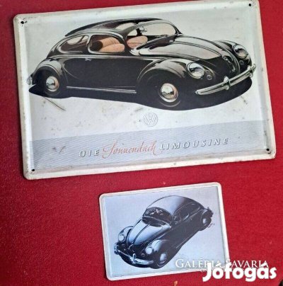 2 DB Autós Lemez Plakát