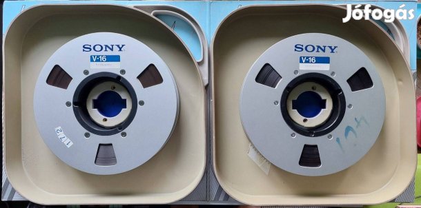 2-DB Sony V-16 V15SP Orsós Video Magnószalag Sony Videó MAGNÓ Szalag