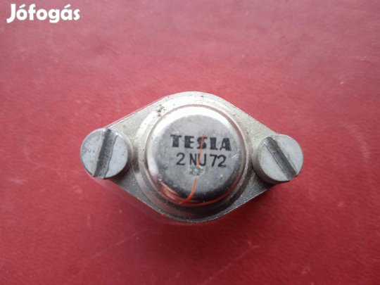 2 NU 72 Tesla tranzisztor , P , 20 V , 1,5 A , bontott