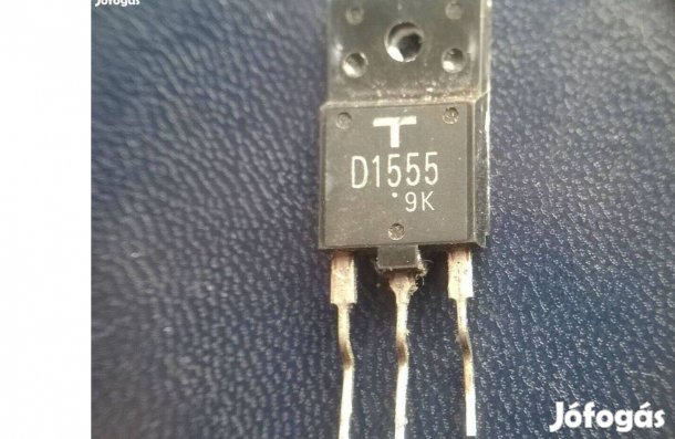 2 SD 1555 tranzisztor , N , 600 V , 5 A , bontott , eredeti