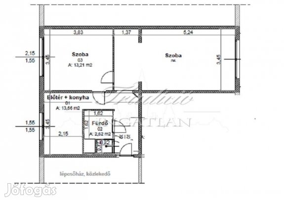 2 SZOBÁS 53 M2 PANEL JÓ HELYEN, AKÁR GARÁZZSAL IS!!!