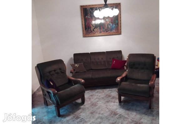 2 Személyes Ággyá Alakítható Ülögarnitúra, 2 Fotellel