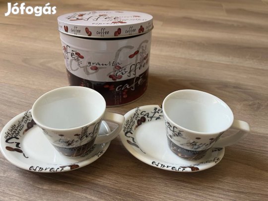 2 Személyes kávés készlet