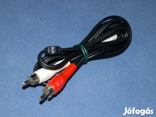 2 X RCA - 2 X RCA sztereó audió kábel, 1,5 méter