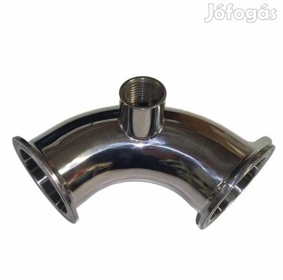 2"-os Tri-Clamp Hőmérőtartó Könyök 1/2"-os menettel. (5599)