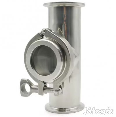 2"-os Tri-Clamp Nézőüveges T Elem (6239)