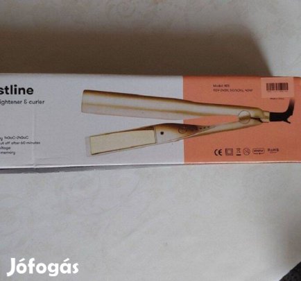 2 az 1-ben: egyenesítő és göndörítő új dobozos