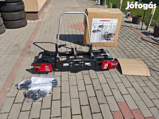 2 bringás Uebler X21S Ebike kerékpártartó vonóhorogra Dönthető Zárható